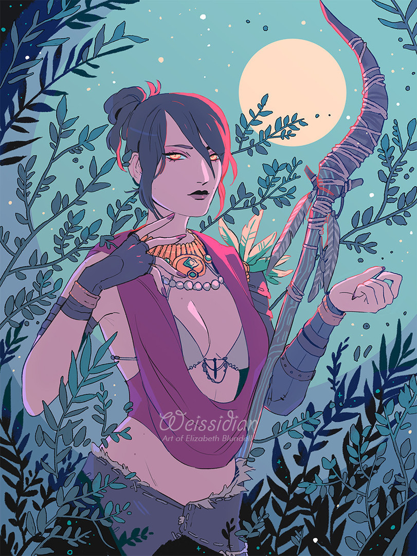 Witch of the swamps - Dragon age, Art, Games, Morrigan