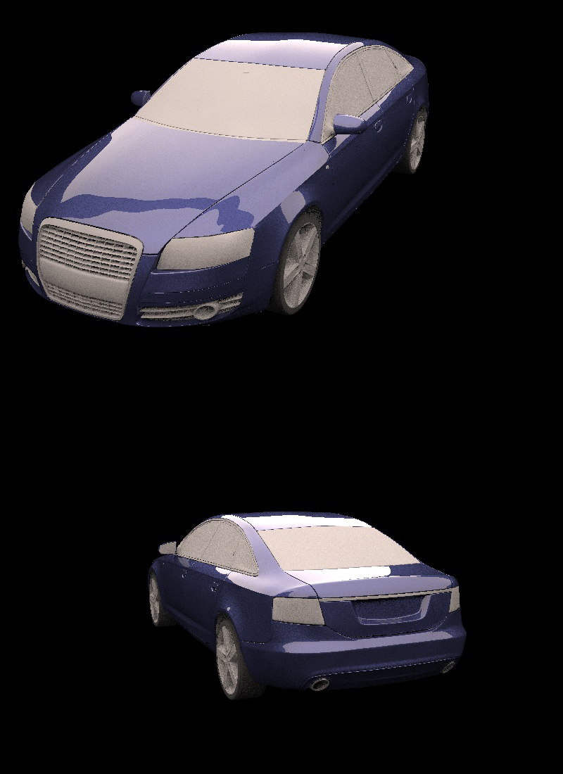 Моделирование автомобиля в 3ds Max. Часть 3. - Моё, 3D моделирование, 3D max, Автомоделизм, Audi, Длиннопост, 3DS max