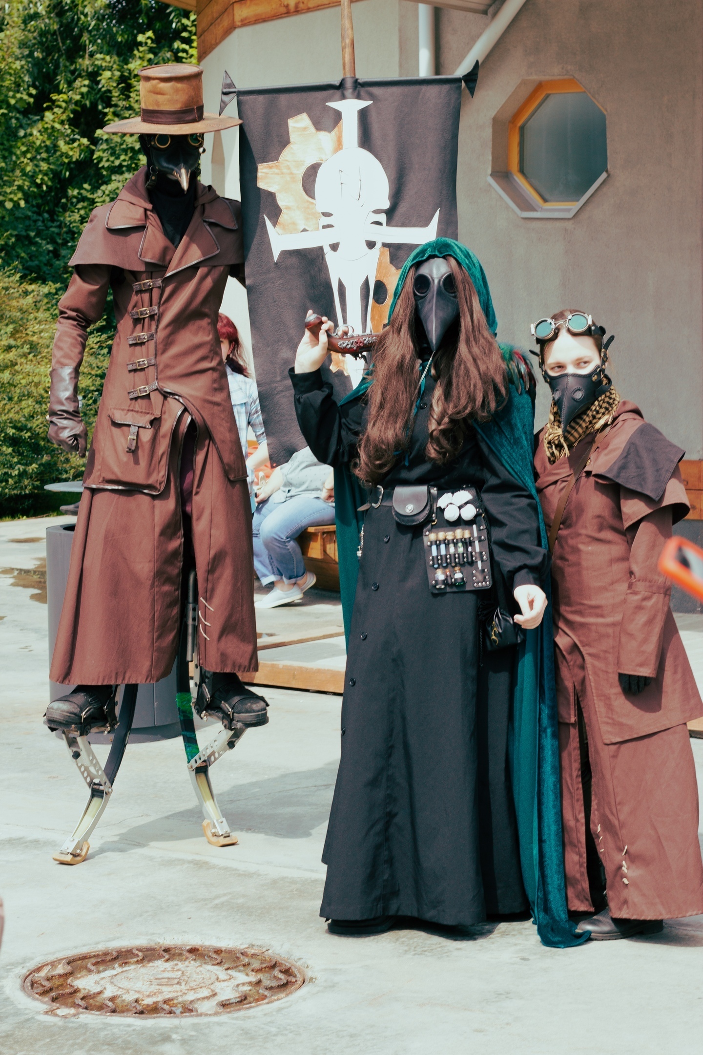 J-FEST: Plague Doctors - My, Plague Doctor, Cosplay, , Plague, Cosplayers, Longpost