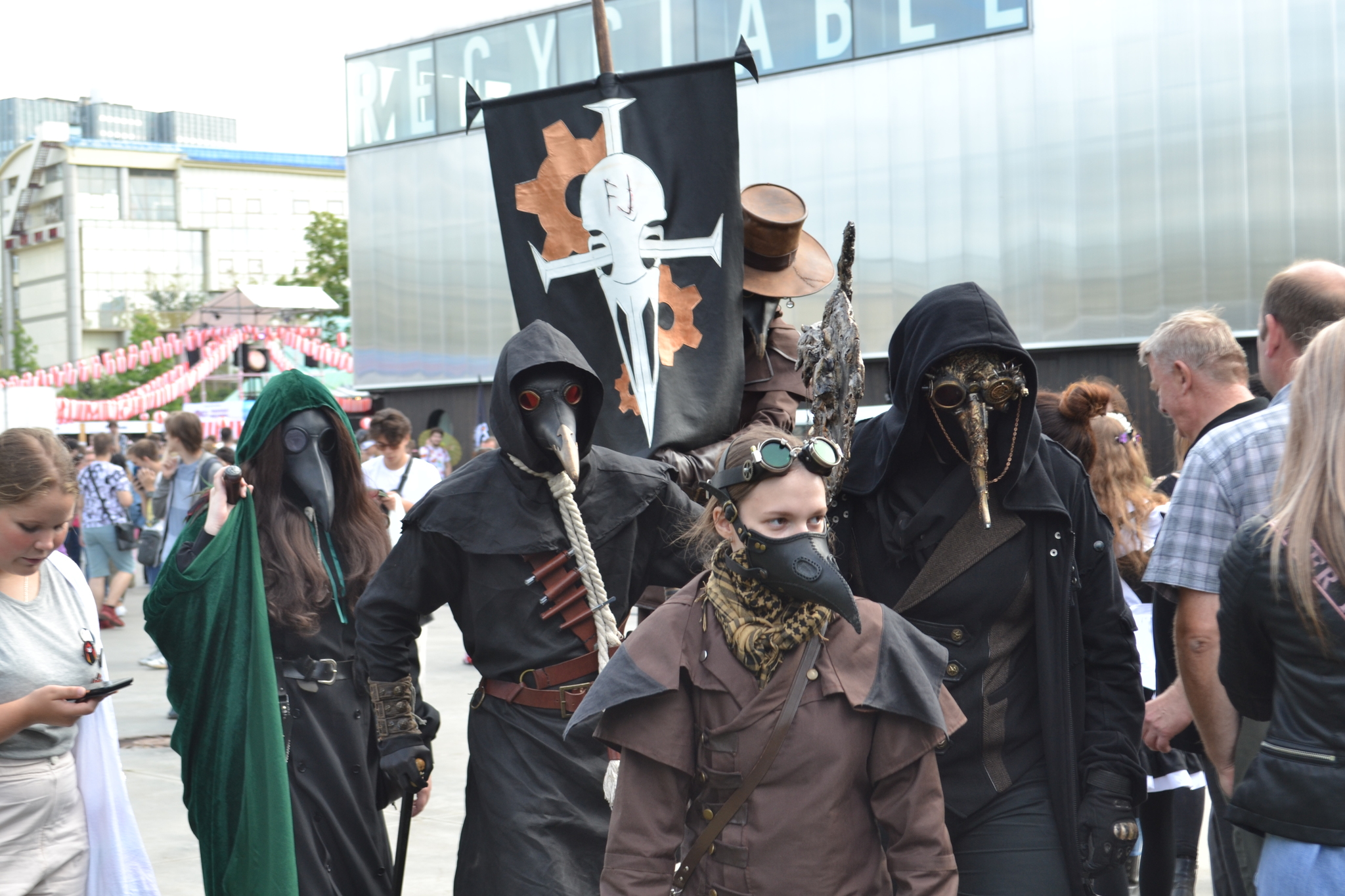 J-FEST: Plague Doctors - My, Plague Doctor, Cosplay, , Plague, Cosplayers, Longpost