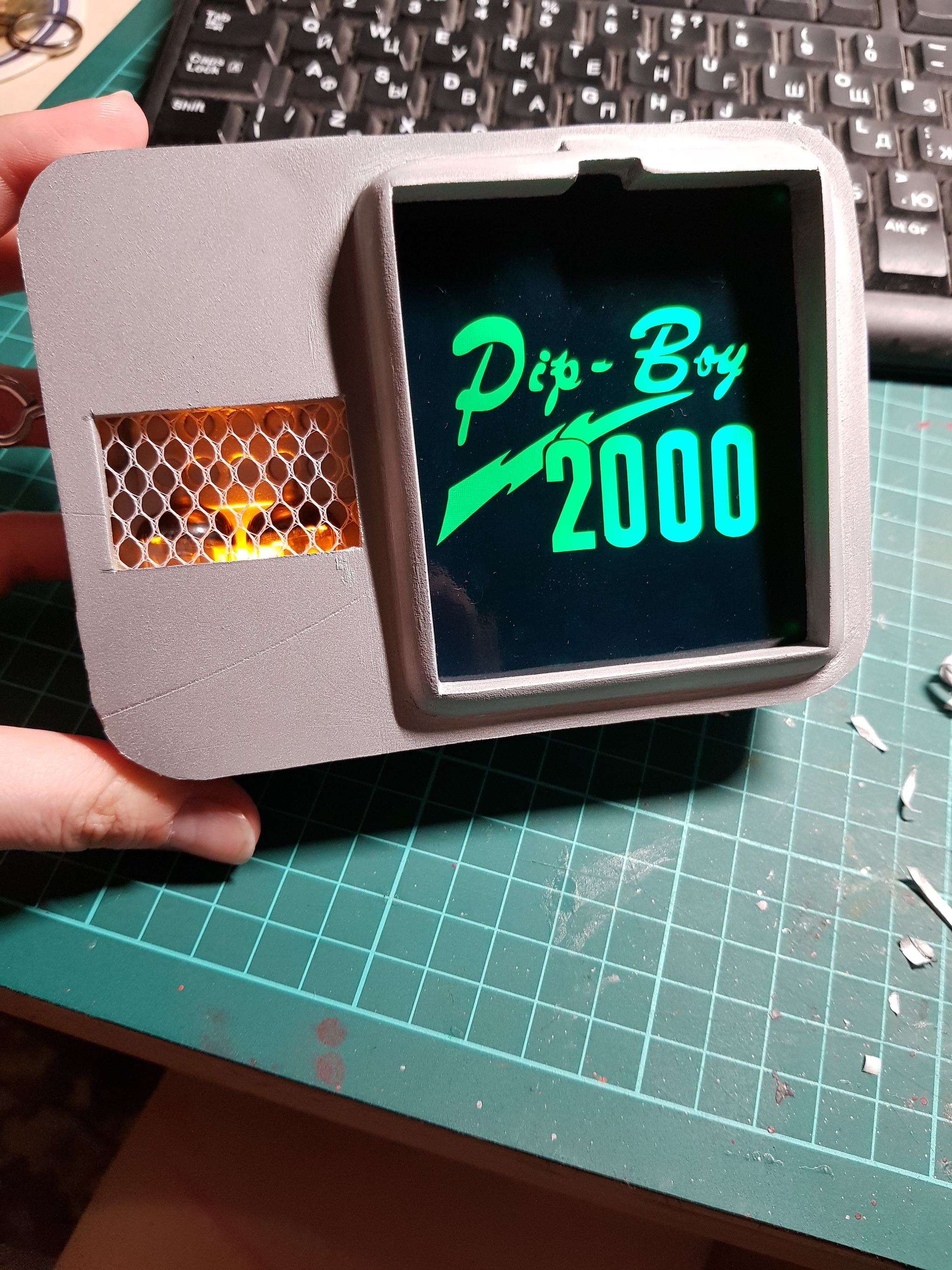 Pip-Boy 2000 from Fallout with your own hands. - My, Longpost, Cosplay, Fallout