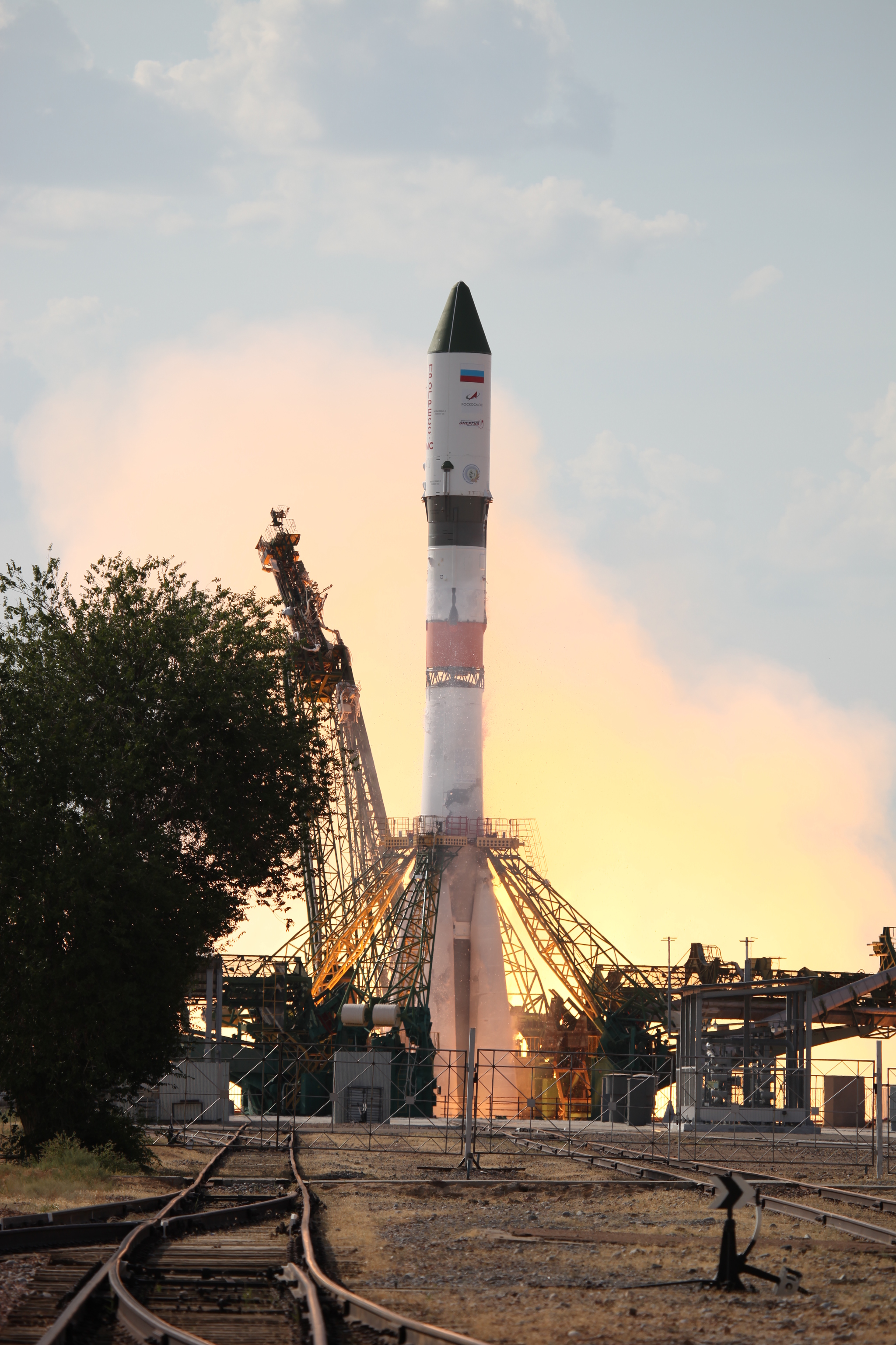 Space truck Progress again broke the record - Rocket, Running, Roscosmos, Progress, Baikonur, Video, Longpost, news