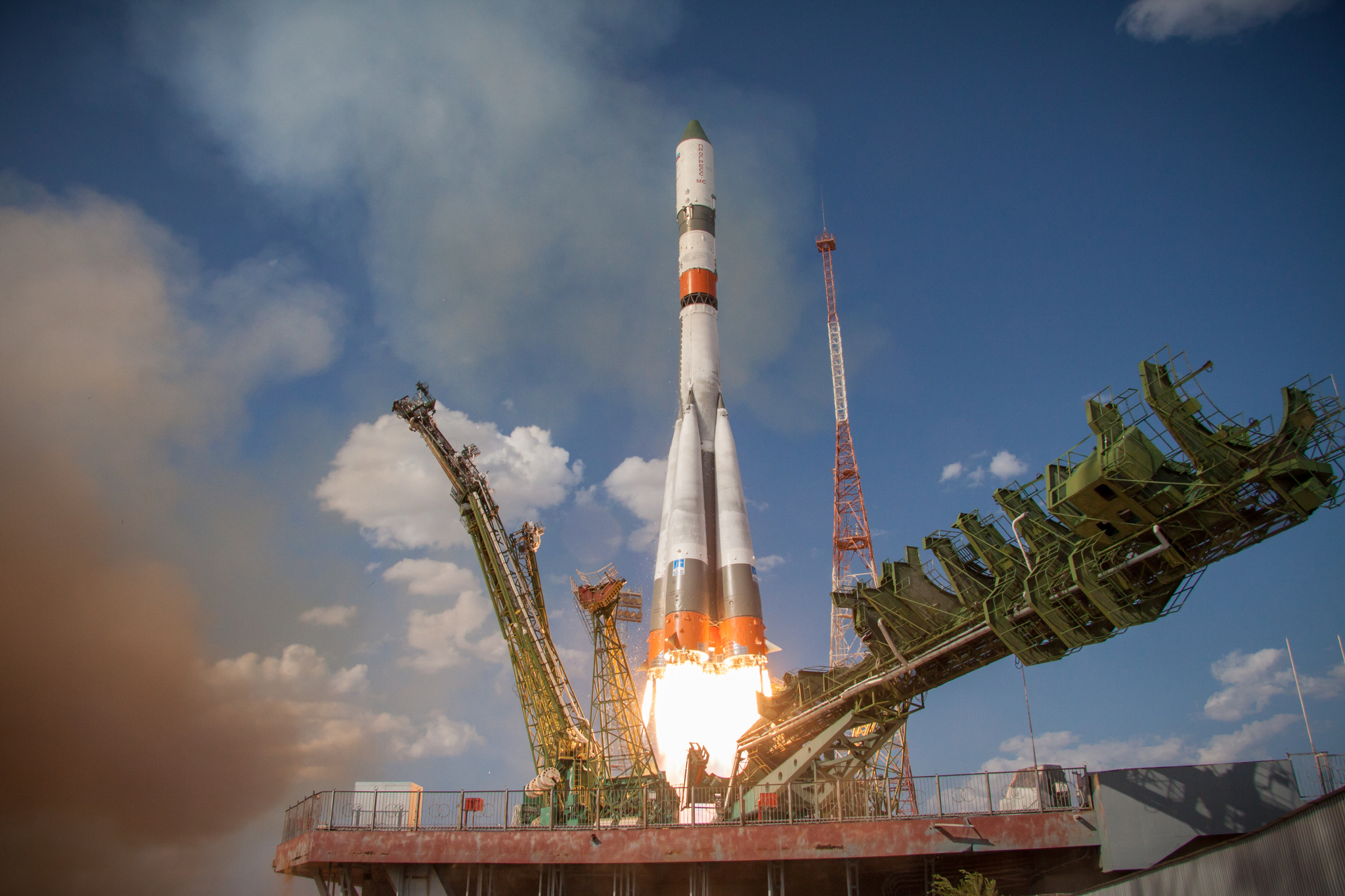 Space truck Progress again broke the record - Rocket, Running, Roscosmos, Progress, Baikonur, Video, Longpost, news