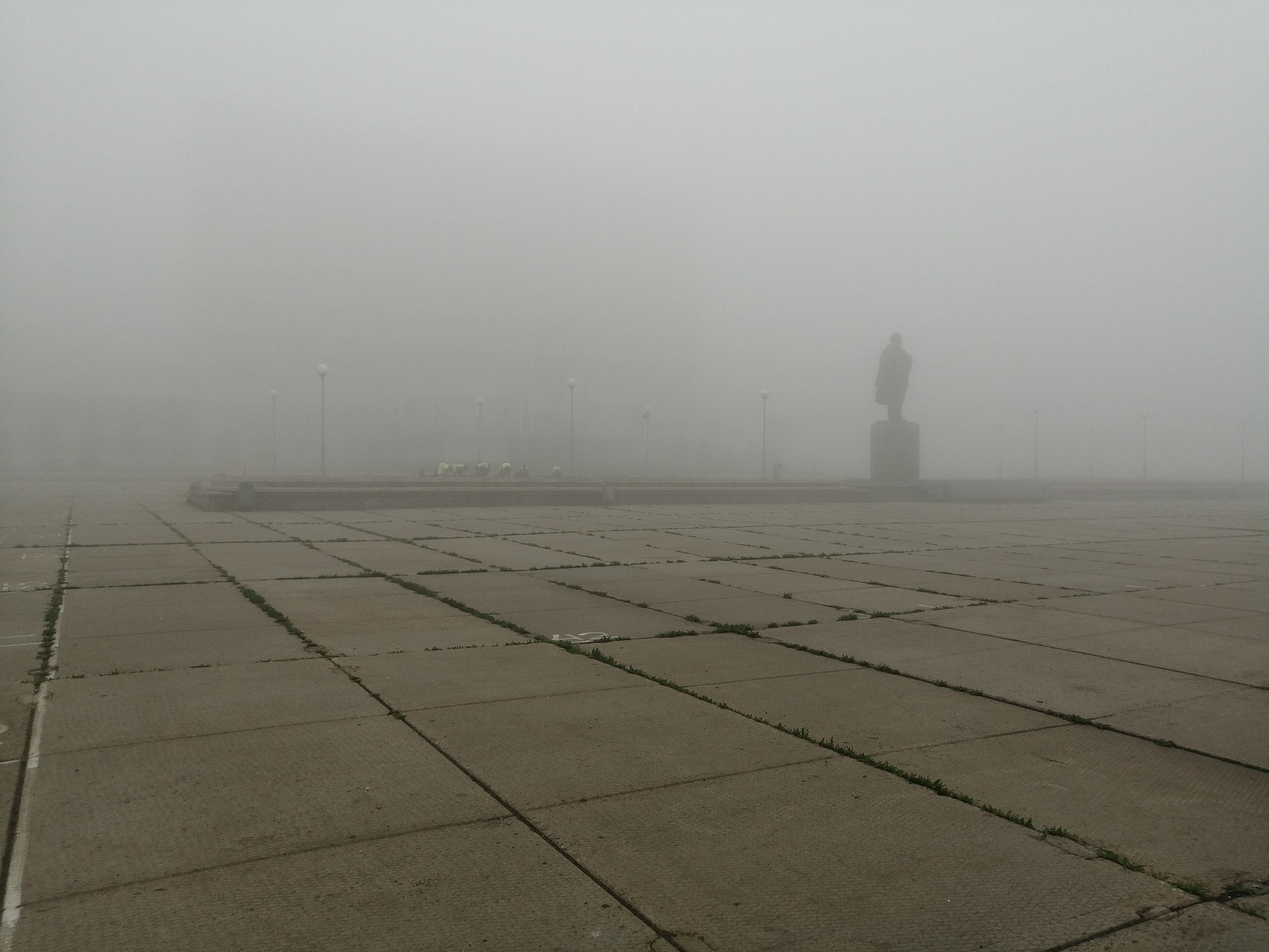 Bratsk. - My, Poor visibility, The photo