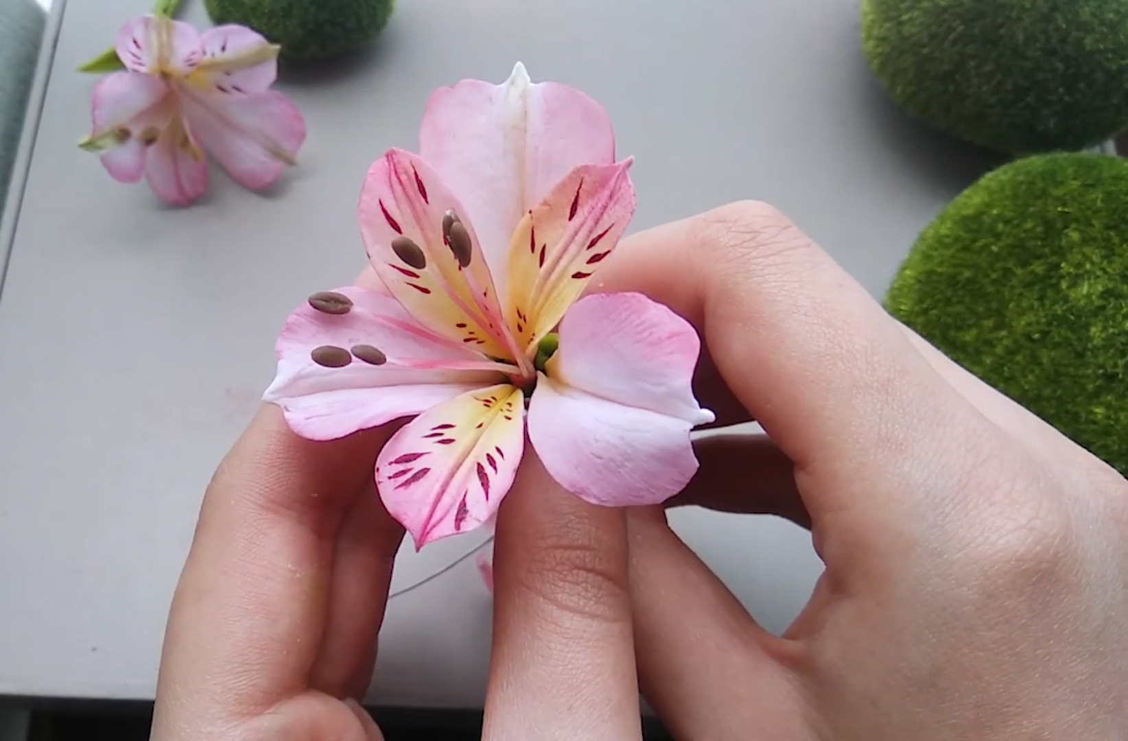 How do I make flowers? - My, Cold porcelain, Handmade, Needlework with process, Lesson, Лепка, Flowers, Video, Longpost