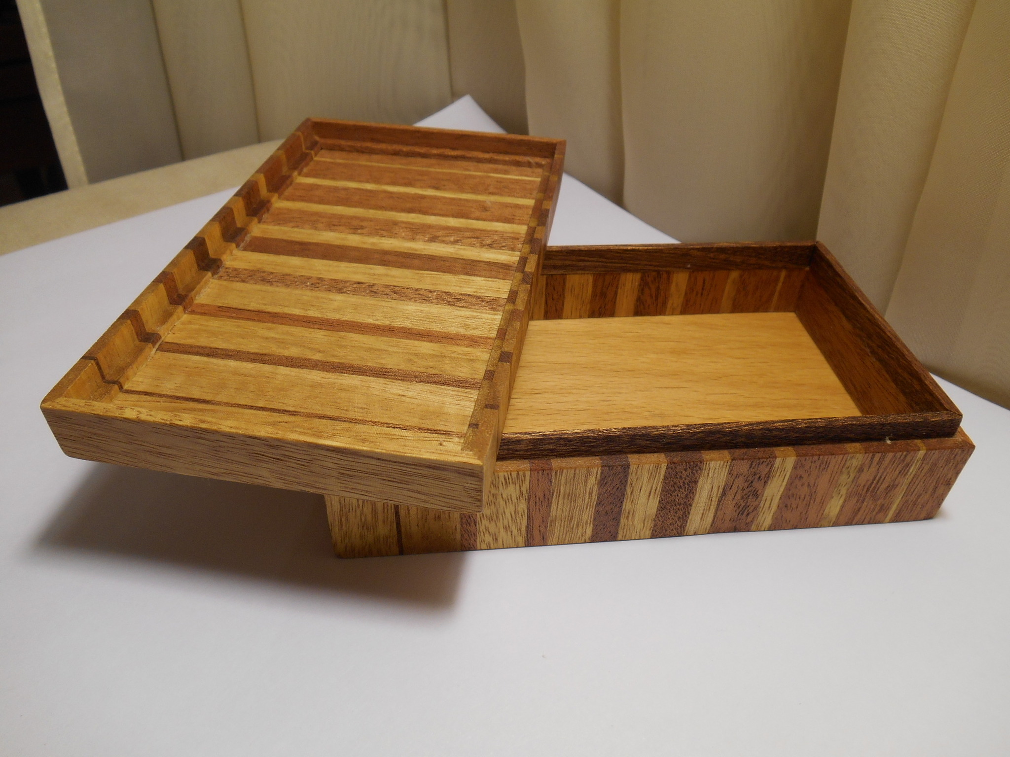 Motley box. - My, Woodworking, Presents, Longpost, Woodworking