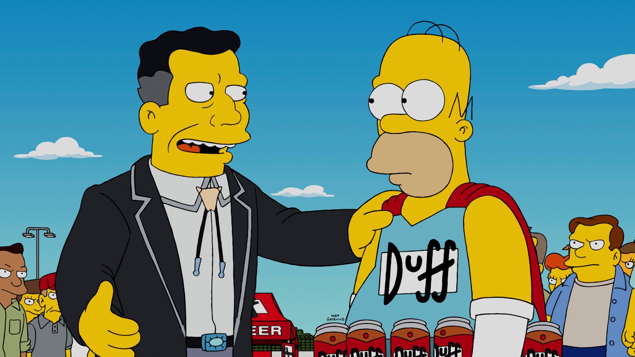 Simpsons for every day [August 2] - The Simpsons, Beer, , GIF, Longpost, International Beer Day, Peter Griffin, Mo Sizlak, , Homer Simpson, , Bart Simpson, Barney Gumble, Bar u Mo, Beer mug, Duff beer