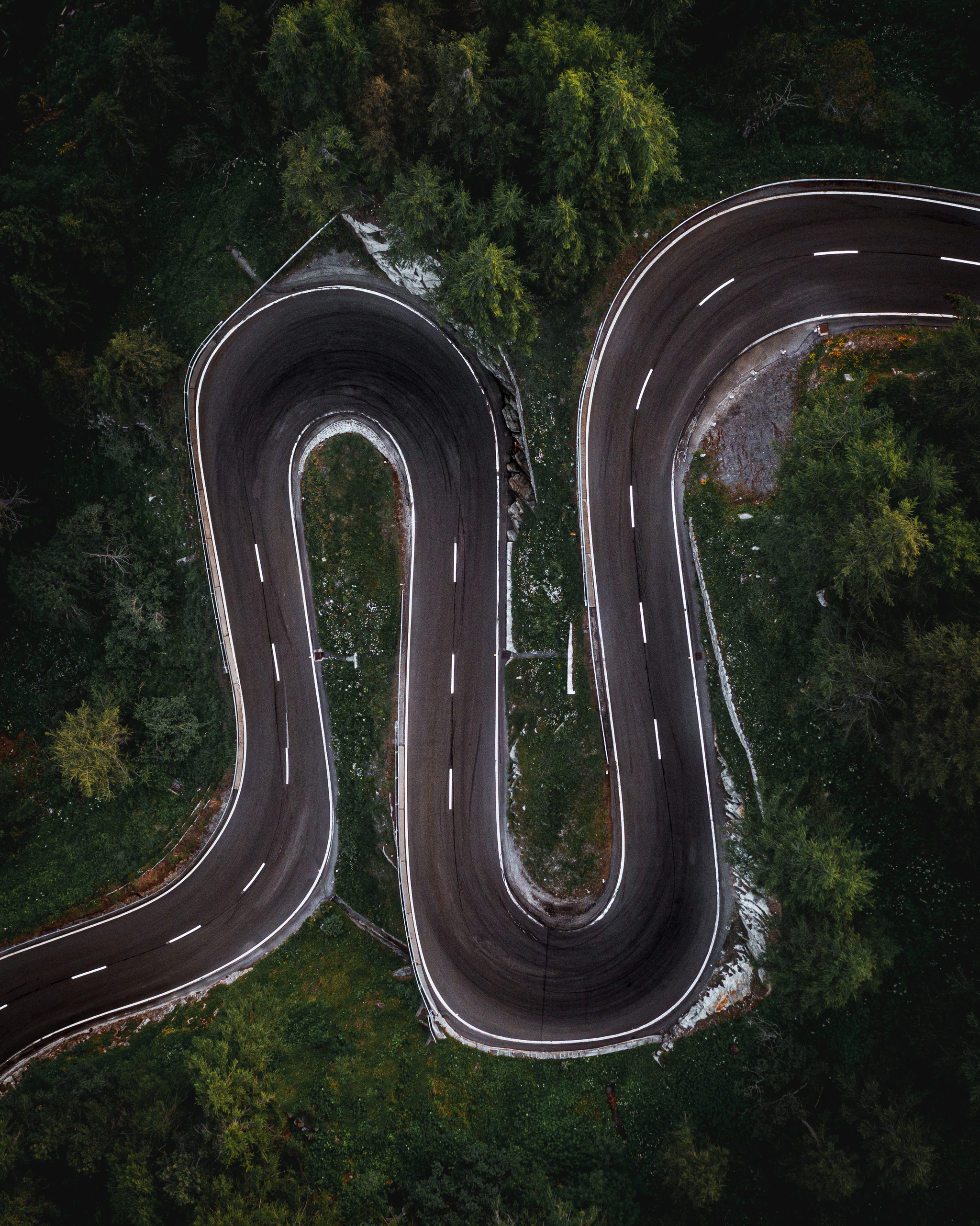 Switzerland, Maloja Pass - My, The photo, Travels, Switzerland, Road, The mountains, Drone, Quadcopter, Europe, Longpost