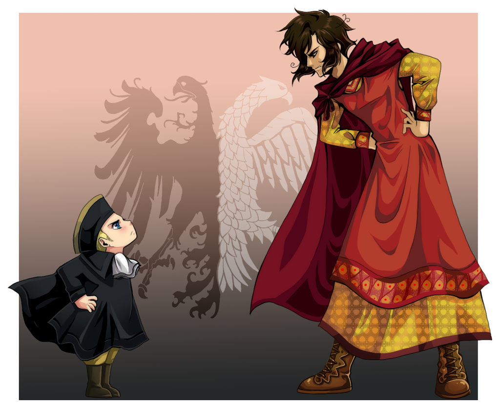 Funny humanization of the heirs of the eagle. - Humanization, Art, Byzantium, German Empire, Axis