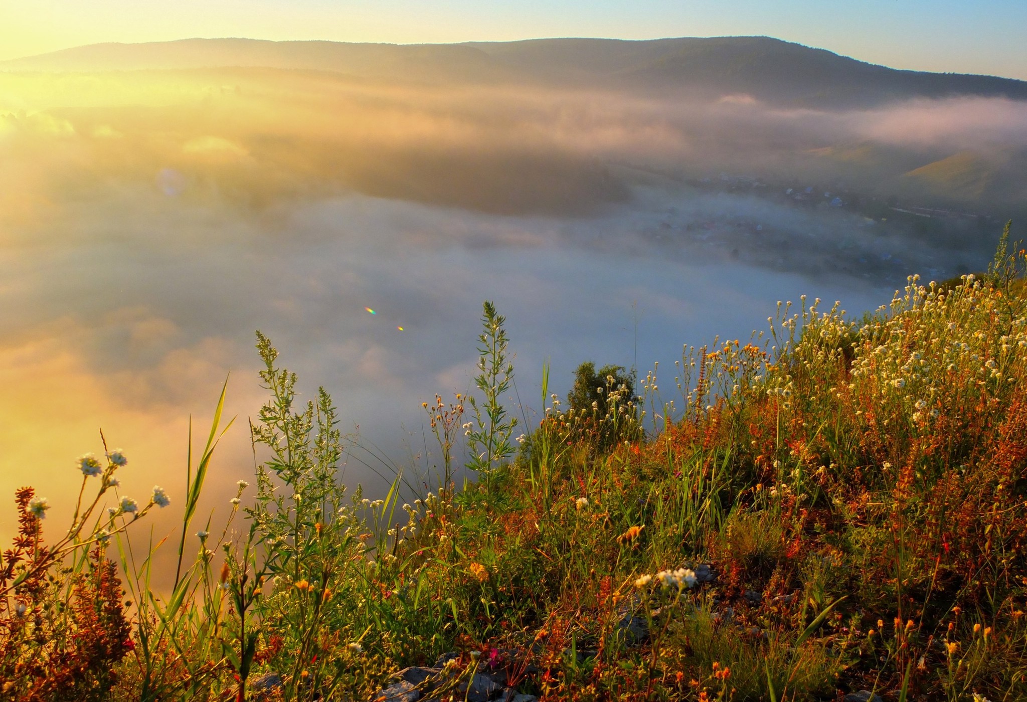 Asha. Fabulous dawn on the barracks ridge. - My, The photo, Travels, Southern Urals, Chelyabinsk region, beauty of nature, Longpost