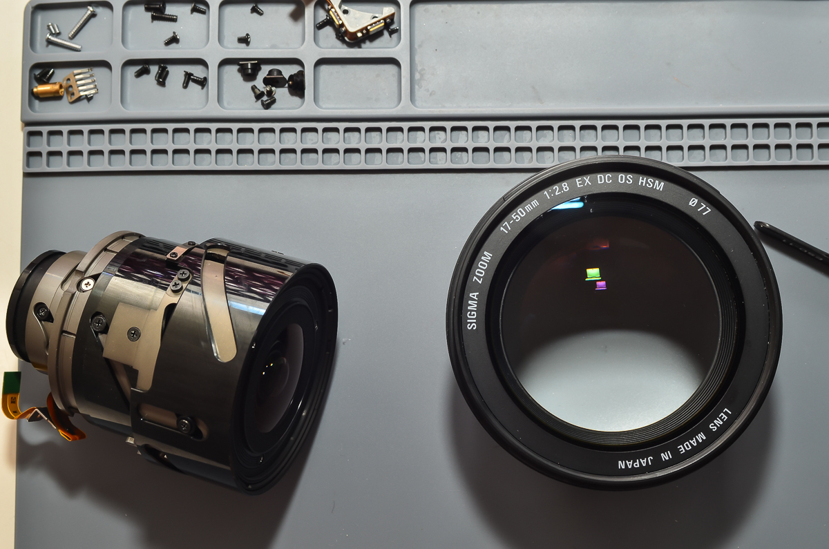 Sigma 17-50mm 2.8OS. - My, Repair of photographic equipment, Lens, Sigma, Nikon, Longpost