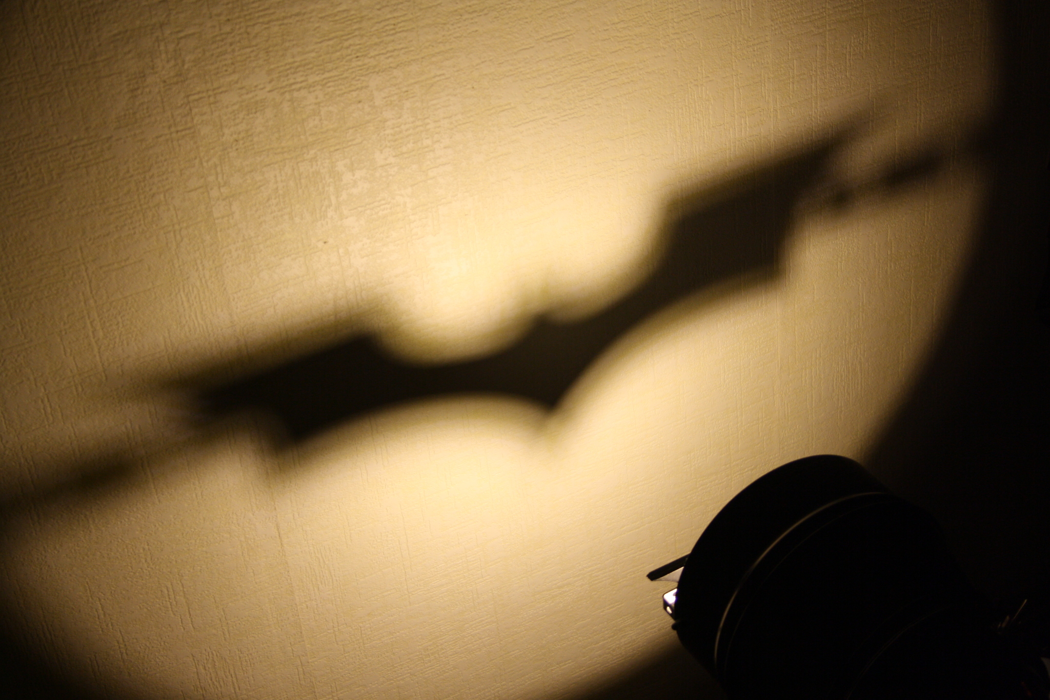 Night home lamp Bat signal - My, Design, Light, Interior, Batman, Lamp, , Gotham, The Dark Knight, Longpost