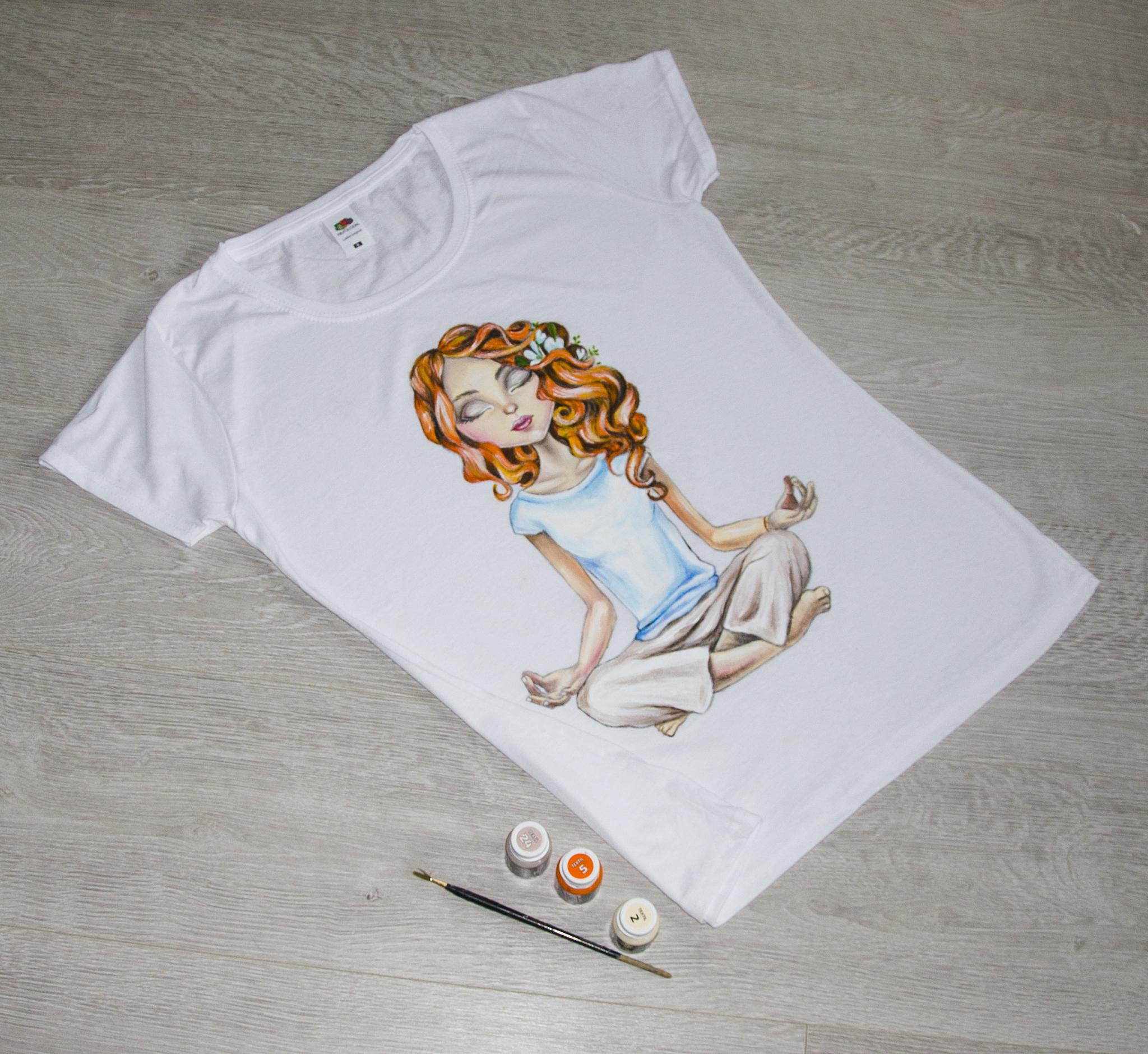 Hand painted t shirt - My, T-shirt, Girls, Cloth, Fashion, Style, Painting on fabric