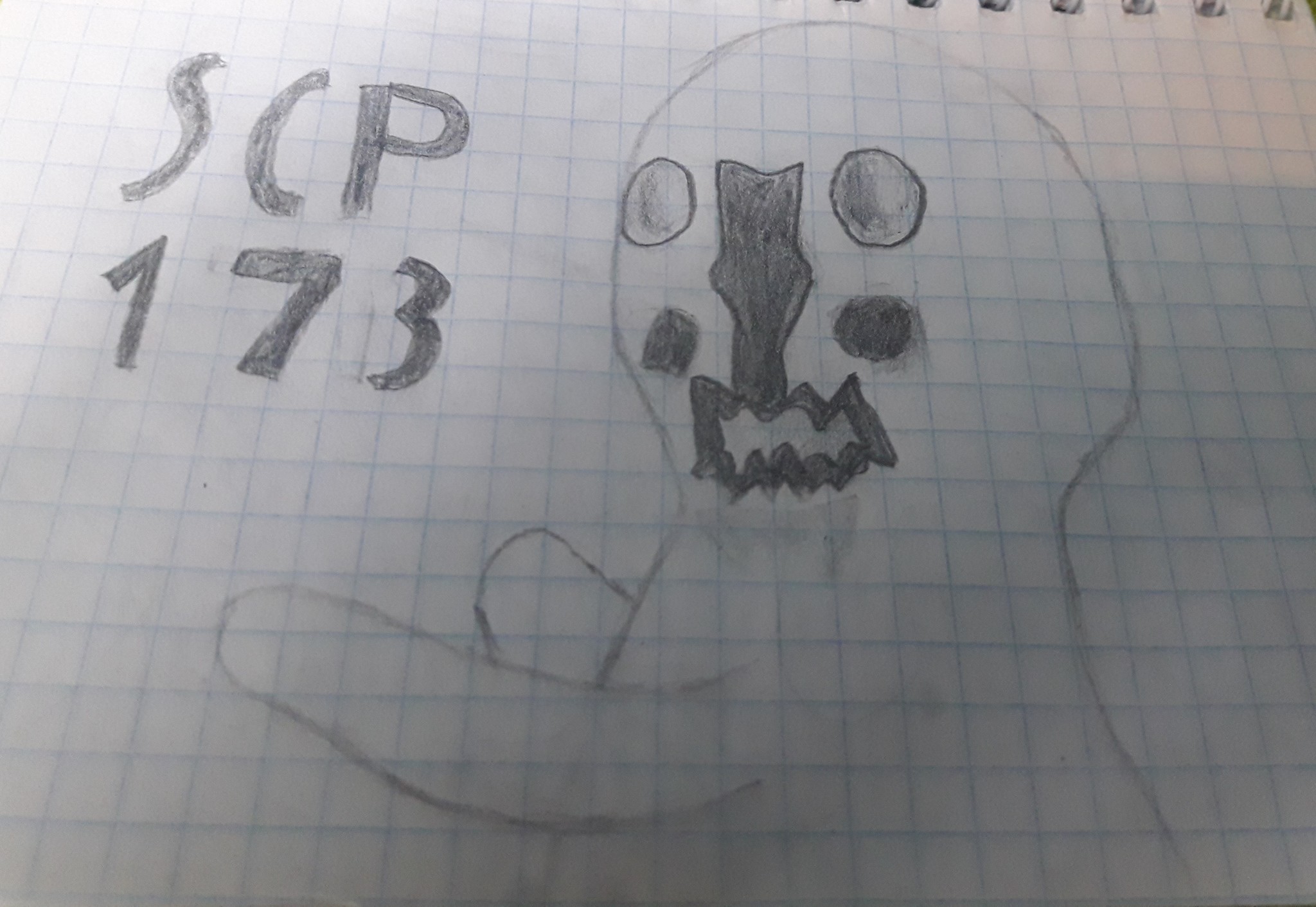 Worst scp fan art in front of you - SCP, SCP Art, Scp-173, Fan art