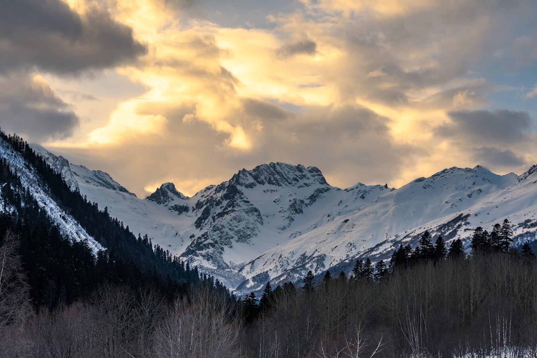 Dombay - My, Dombay, Caucasus, Russia, The mountains, Landscape, The photo, Longpost, Nature