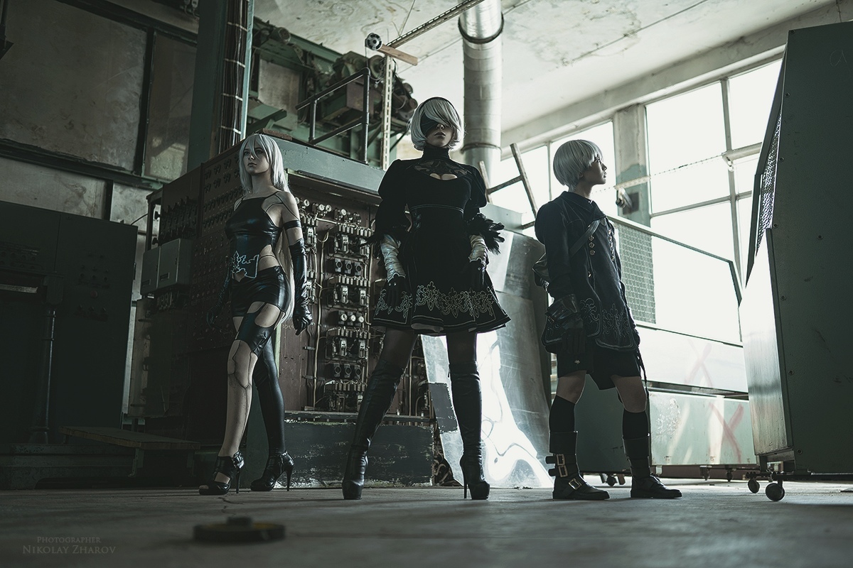 NieR: Automata / part II - My, Cosplay, Russian cosplay, NIER Automata, Yorha unit No 2 type B, Yorha unit no 9 type S, Yorha unit No 2 type a, Longpost