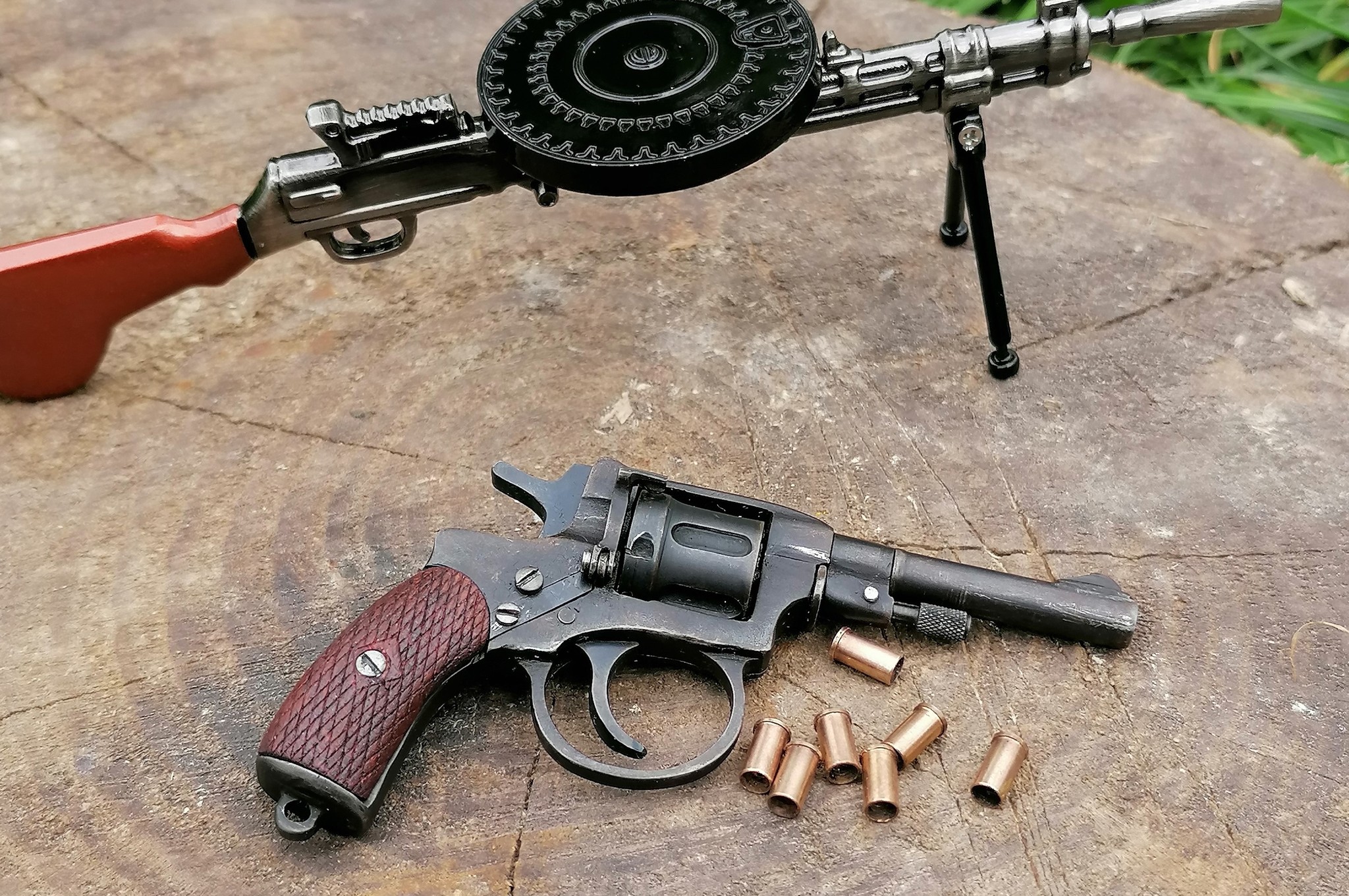 Miniature shooting Nagant model 1895. - My, Nagant, Revolver, Weapon, Hobby, Article, Video, Longpost