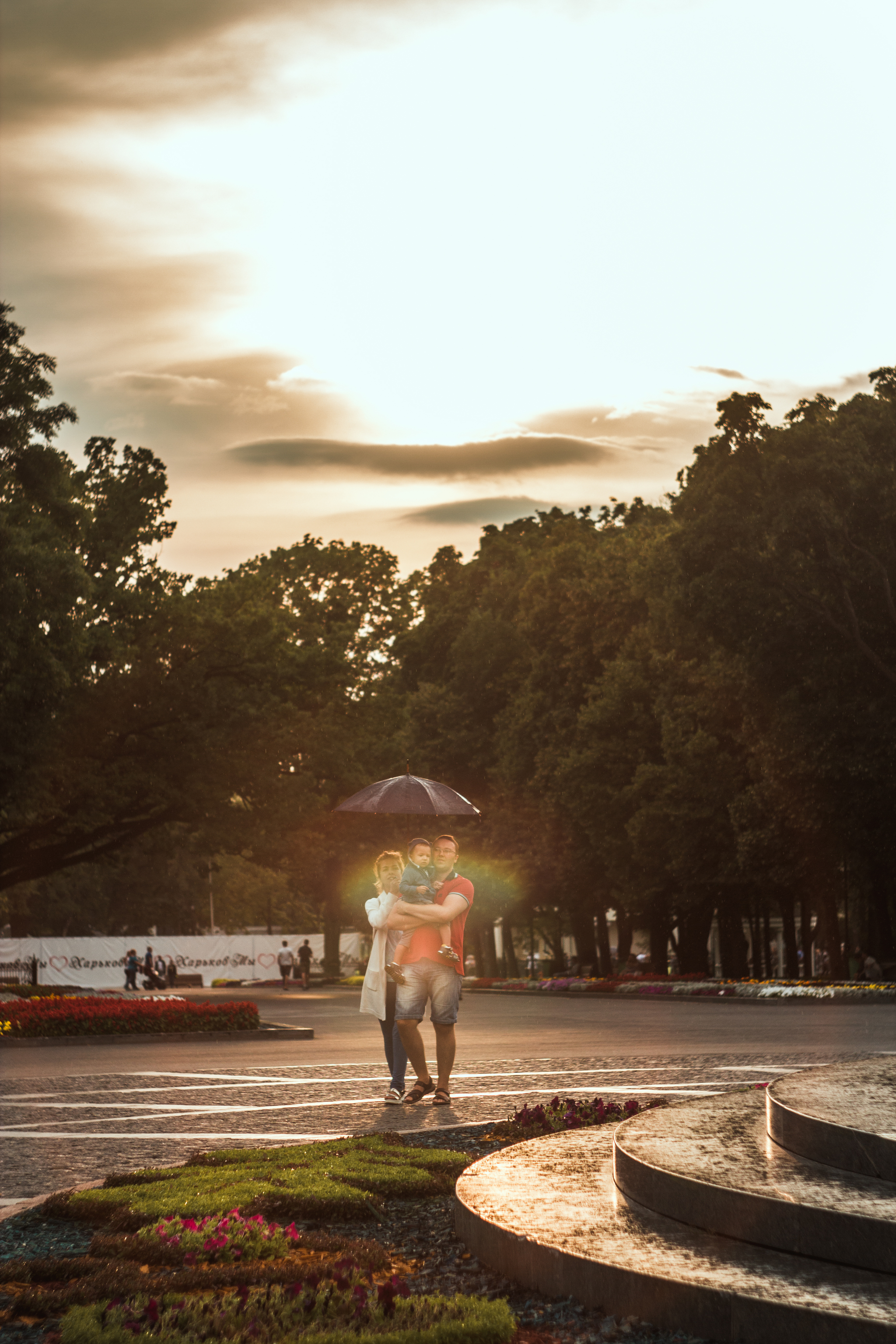 Rain on a sunny day - My, The photo, Canon EOS 550D, Helios, , Kharkov, Family, Rain, Helios44-2, Helios, Helios44-2