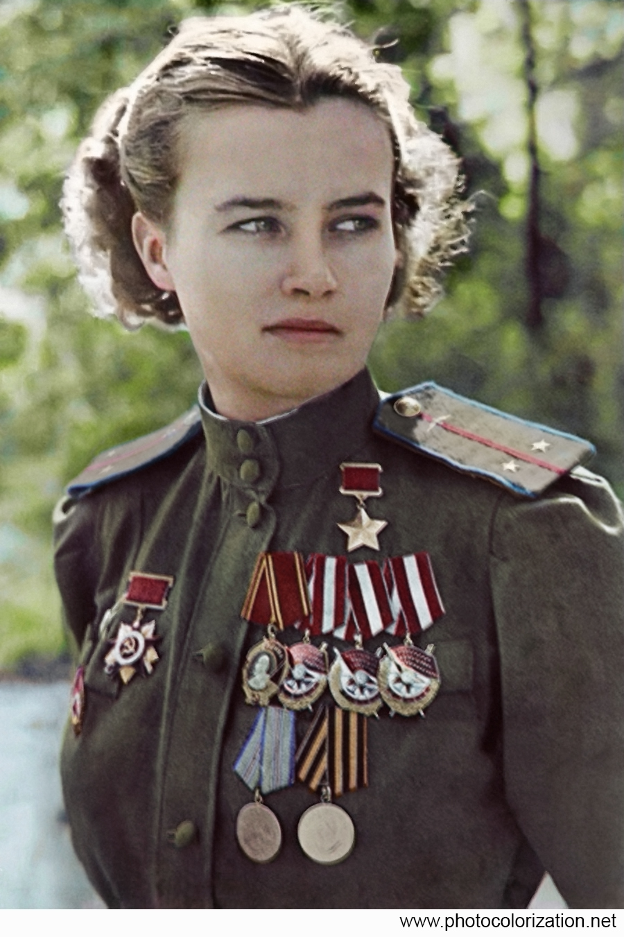 My coloration - My, Colorization, The Great Patriotic War, The hero of the USSR, Meklin, Longpost