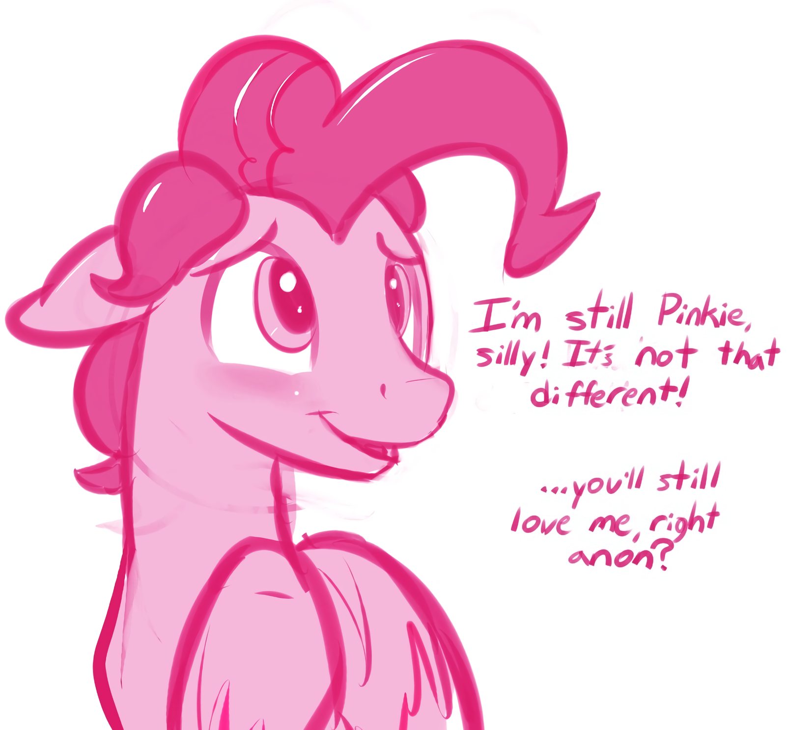 Would you? - My little pony, Pinkie pie, Rule 63, , No homo, Braeburned