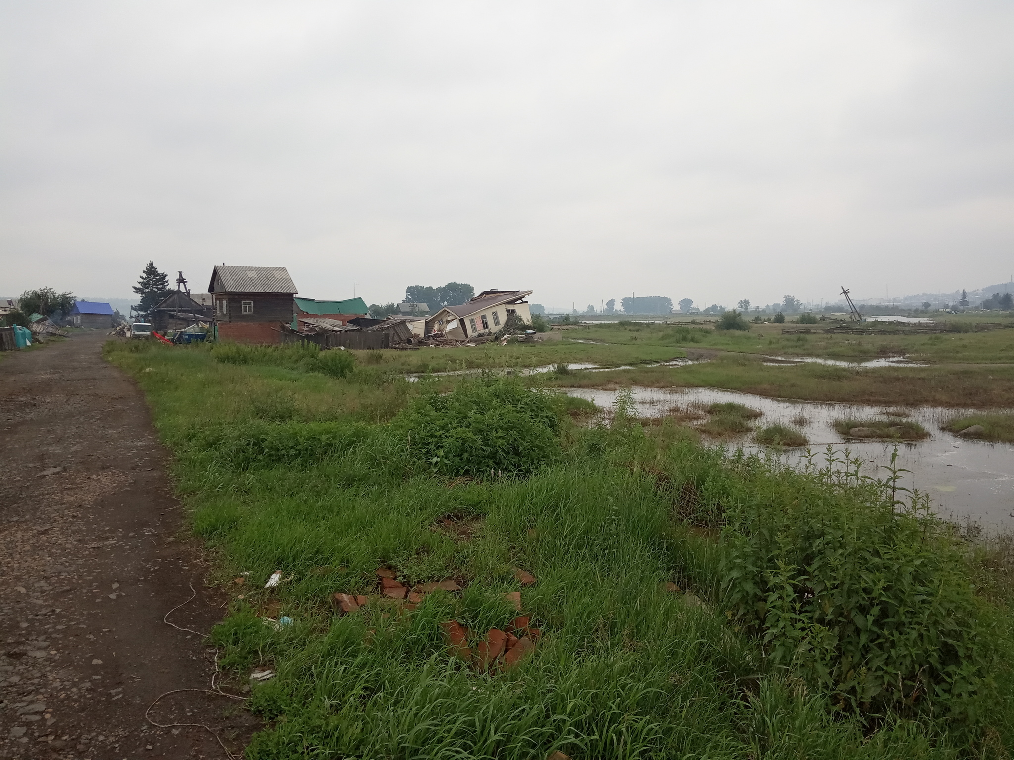 The flood of Tulun, as it has become. - My, Longpost, Flood, Tulun, The photo