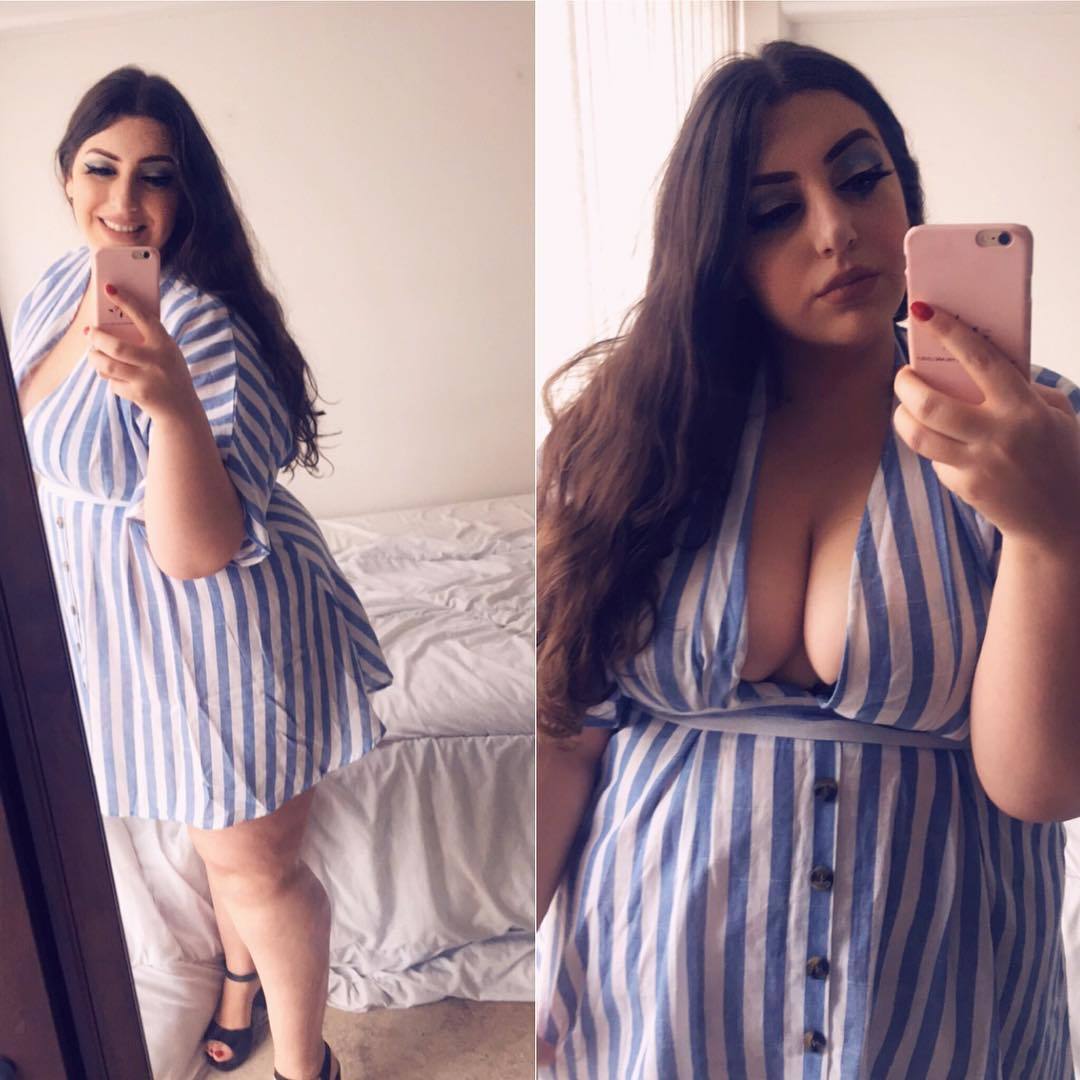 Plus-size model, Instagram blogger and body-positive activist Hansi Marchant - Girls, Female, Longpost, Excess weight, Plus size, Women, Fullness