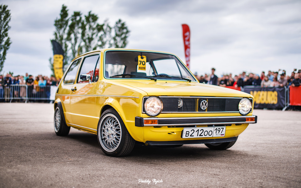 New Volkswagen Golf (1978): We built and built and finally built! - My, Volkswagen golf, Volkswagen, , Oldtimer, The photo, The festival, Auto, A restaurant, Video, Longpost