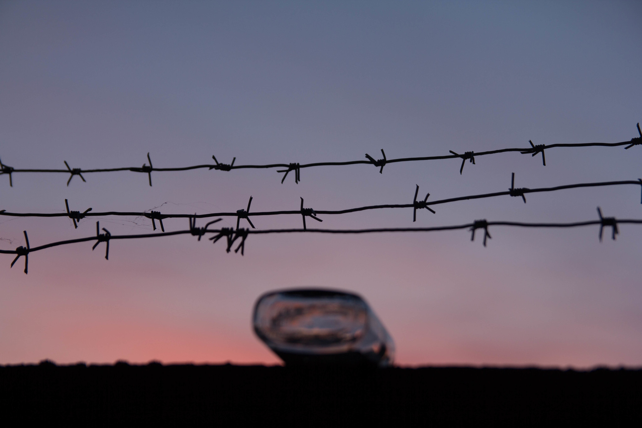 I'm sitting behind bars, in a damp dungeon... - My, Beginning photographer, Walk, Silhouette, Sunset