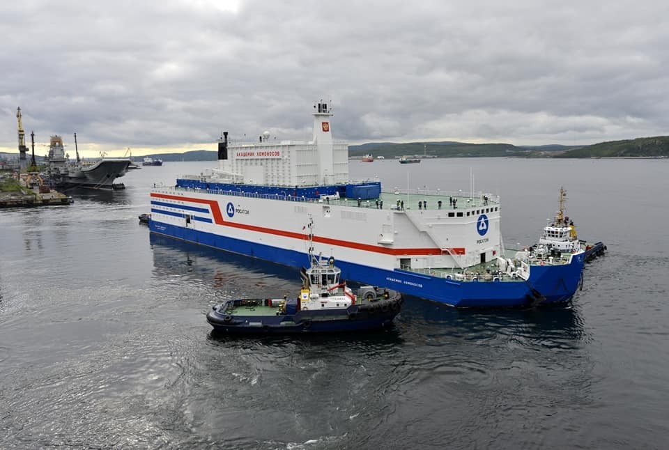 Good luck! The world's first floating power unit is sent to Pevek! - , Floating nuclear power plant, Academician Lomonosov, Rosatom, Longpost