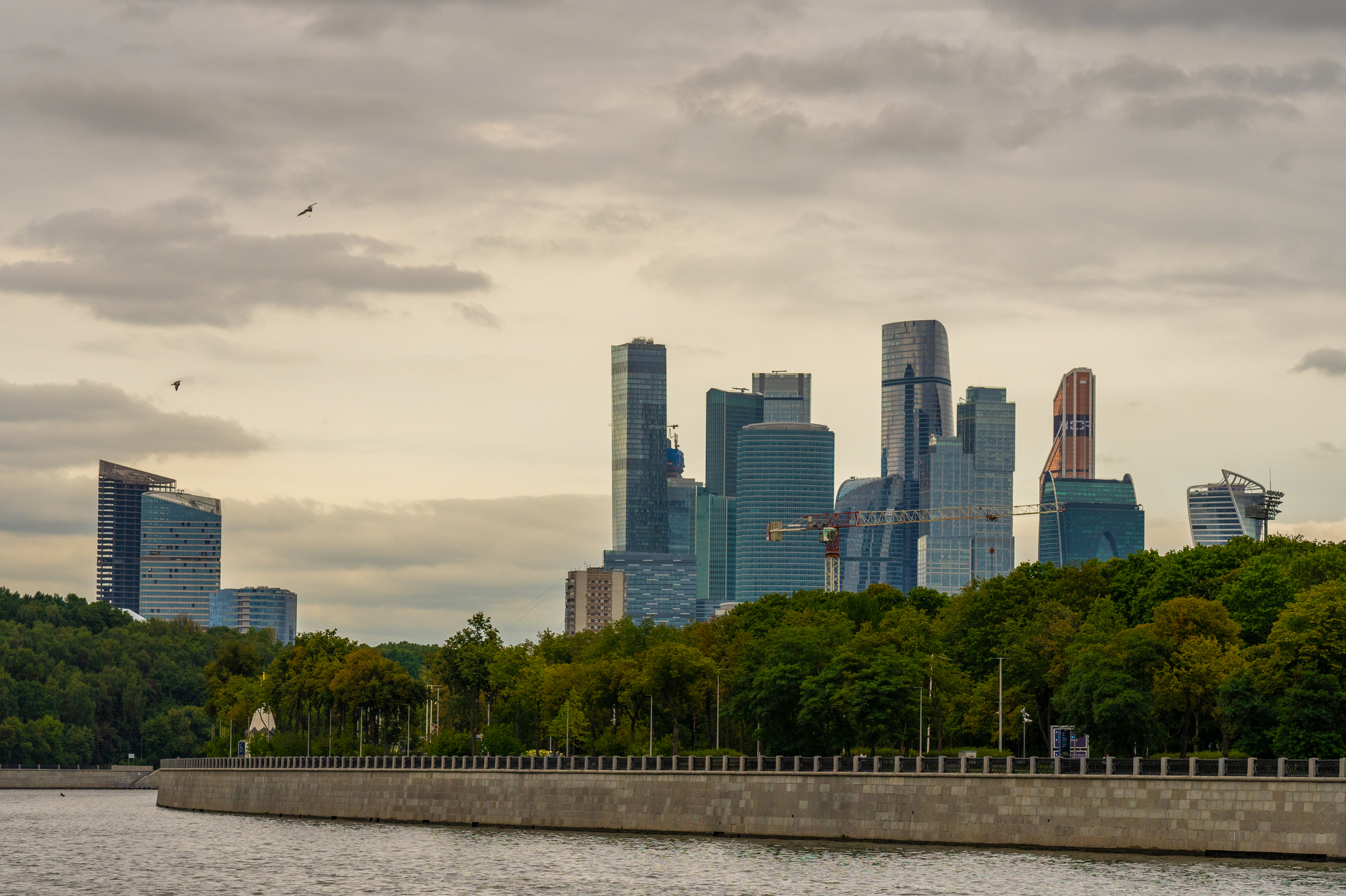 Shades of gray city of Moscow - My, Moscow, Moscow City, Moscow River, River tram, Excursion, The photo, Longpost