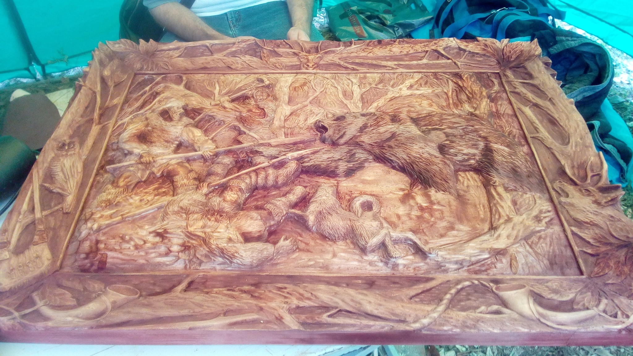 Works of master carvers at the ax festival in Tomsk - Wood carving, Tomsk, Ax Festival, Longpost