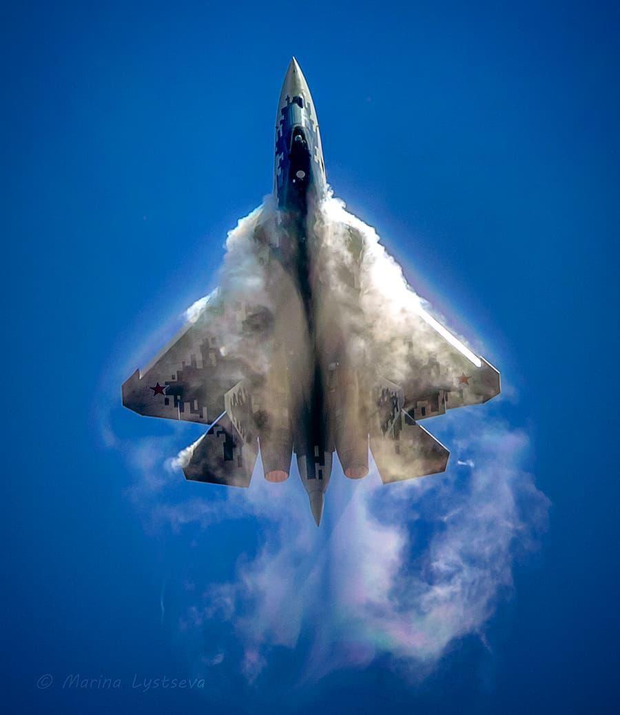 Su-57 - Aviation, VKS Russia, Su-57, Flight, The photo, Vks