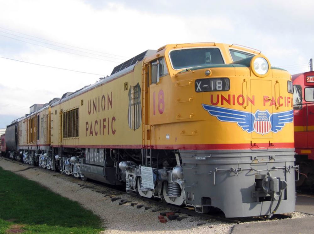 Union pacific gas turbine locomotives. - Railway, Gas turbine locomotive, Gas turbine engine, USA, Longpost