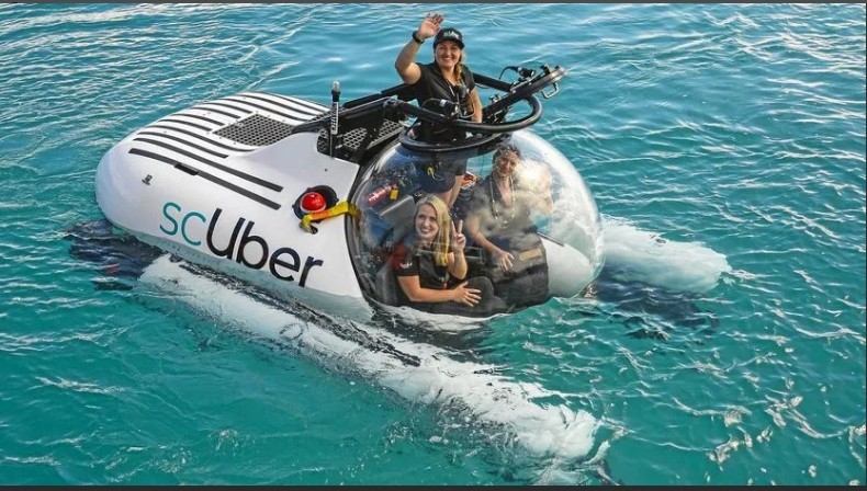 Подводное такси Uber, катающее туристов по морским достопримечательностям! - Sealand, Море, Моряки, Длиннопост