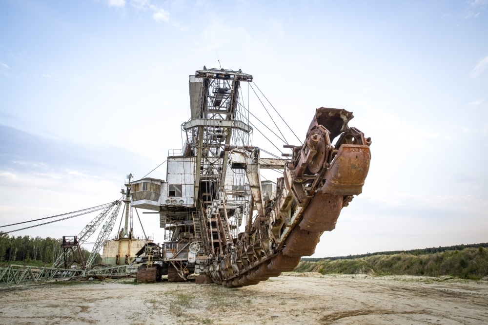 Moscow region giant: the legendary excavator will die soon - Excavator, Technics, Longpost