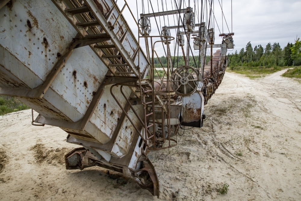 Moscow region giant: the legendary excavator will die soon - Excavator, Technics, Longpost