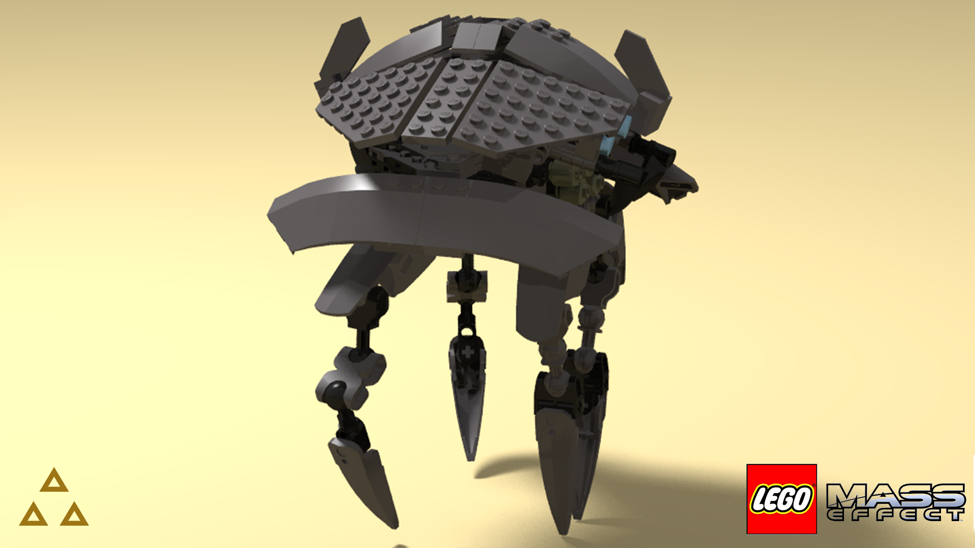 Лего Масс Эффект - Преторианец (Lego Mass Effect Praetorian) - Моё, LEGO, Mass Effect, Коллекционер, Игры, Конструктор, Преторианцы, LEGO digital designer, Длиннопост