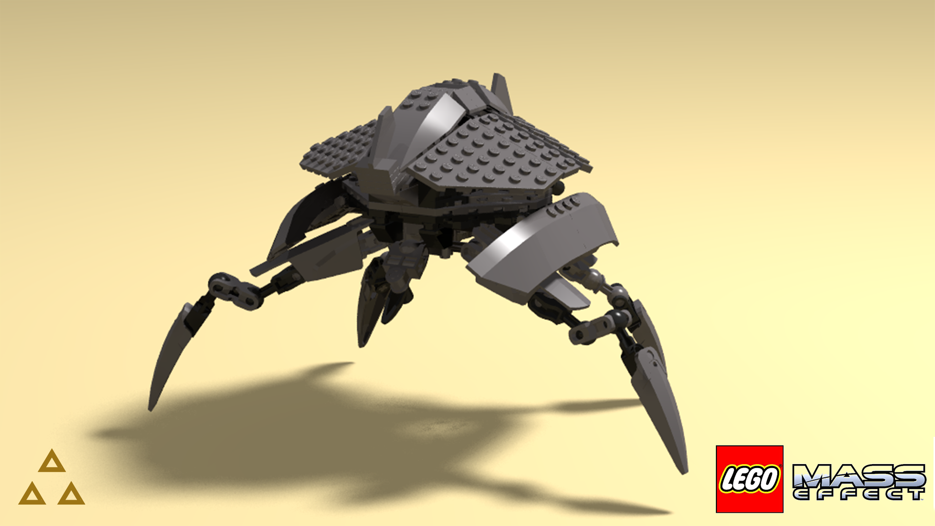 Лего Масс Эффект - Преторианец (Lego Mass Effect Praetorian) - Моё, LEGO, Mass Effect, Коллекционер, Игры, Конструктор, Преторианцы, LEGO digital designer, Длиннопост