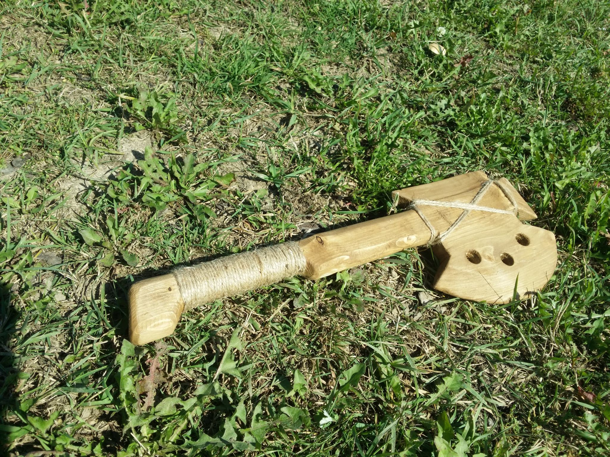 Wooden ax and more - My, Woodworking, , Boys, Longpost, Weapon