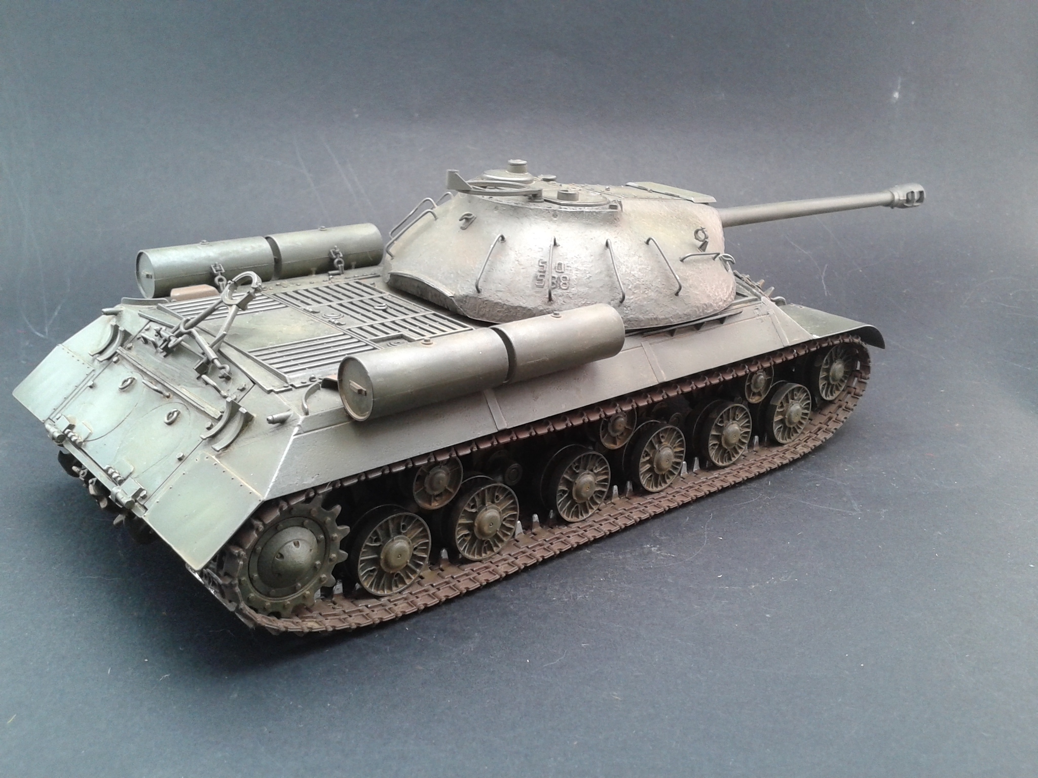 IS-3 from Tamiya.35 scale. - My, Stand modeling, IS-3, Longpost