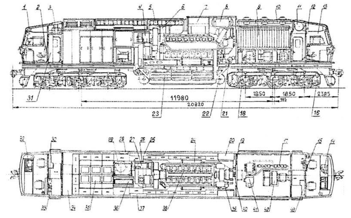 Experienced TE125. - Railway, Locomotive, , Luganskteplovoz, Longpost, Germany