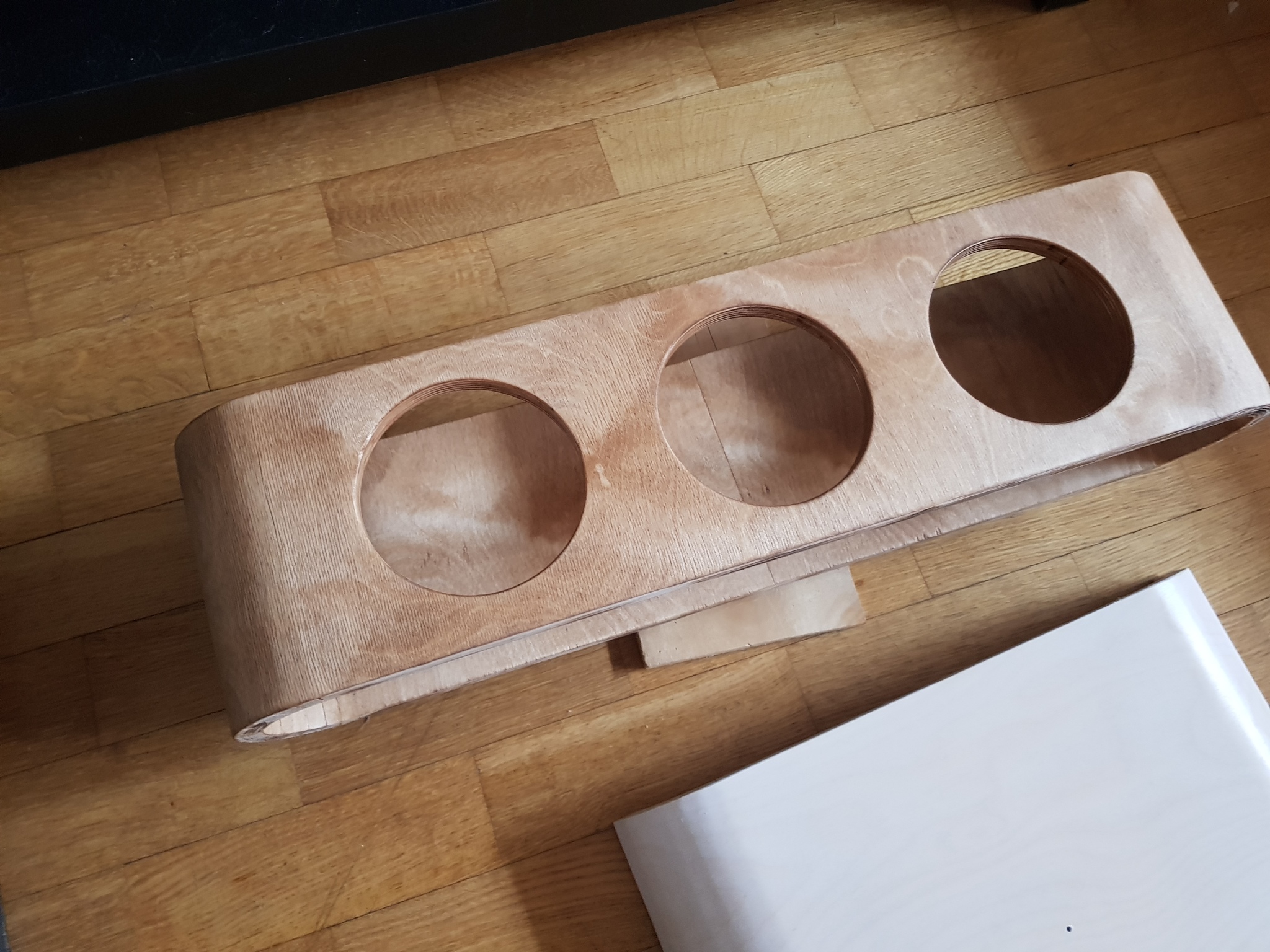 Do-it-yourself stand for bowls (we bend plywood with improvised means) Part 1 - My, Pets, Carpenter, Furniture, With your own hands, Small business, cat, Catomafia, Longpost