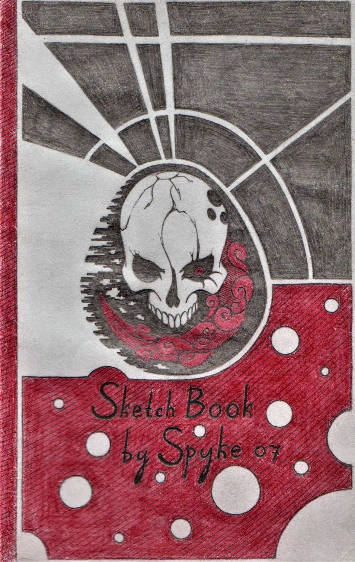 My sketchbook - My, Drawing, Pencil drawing, Art, Sketchbook, Boobs, Scull, Longpost