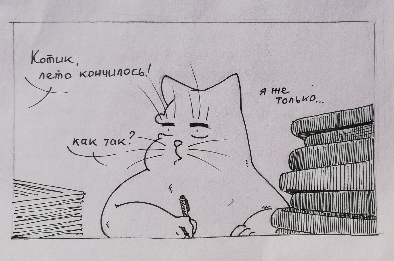 it's over - My, cat, Comics, Autumn, Summer