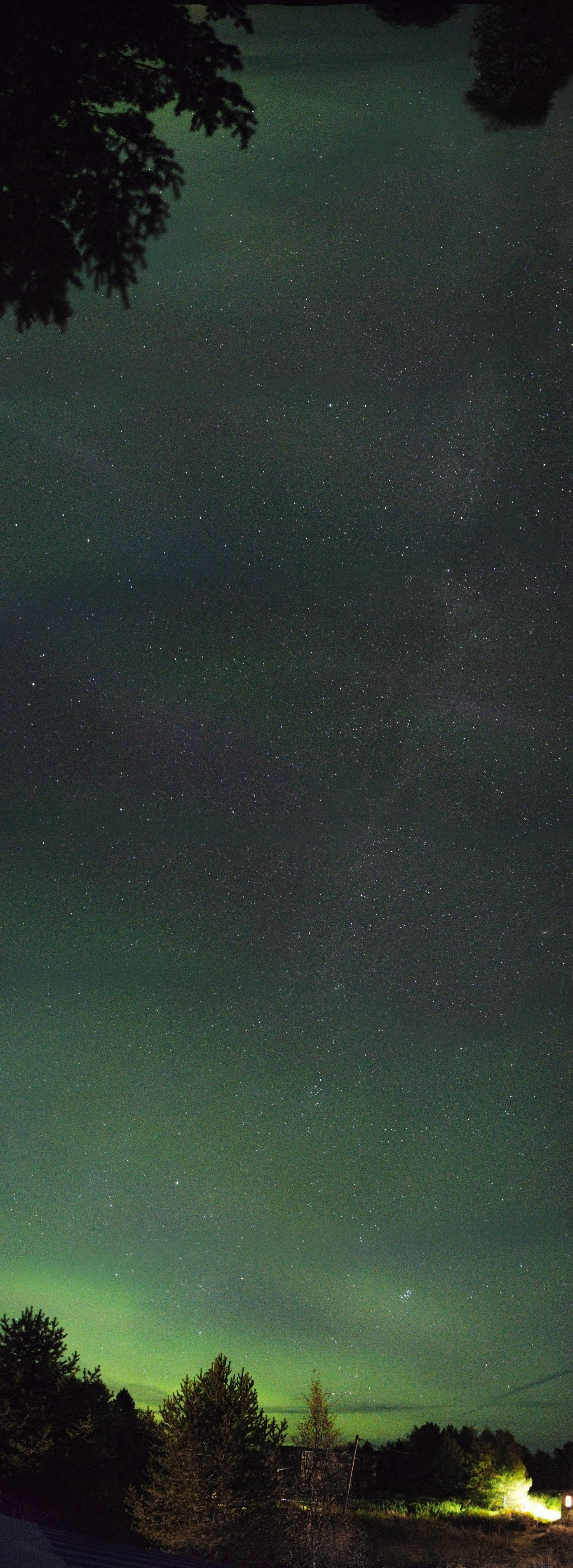 northern sky - My, Milky Way, Polar Lights, Astrophoto, Longpost