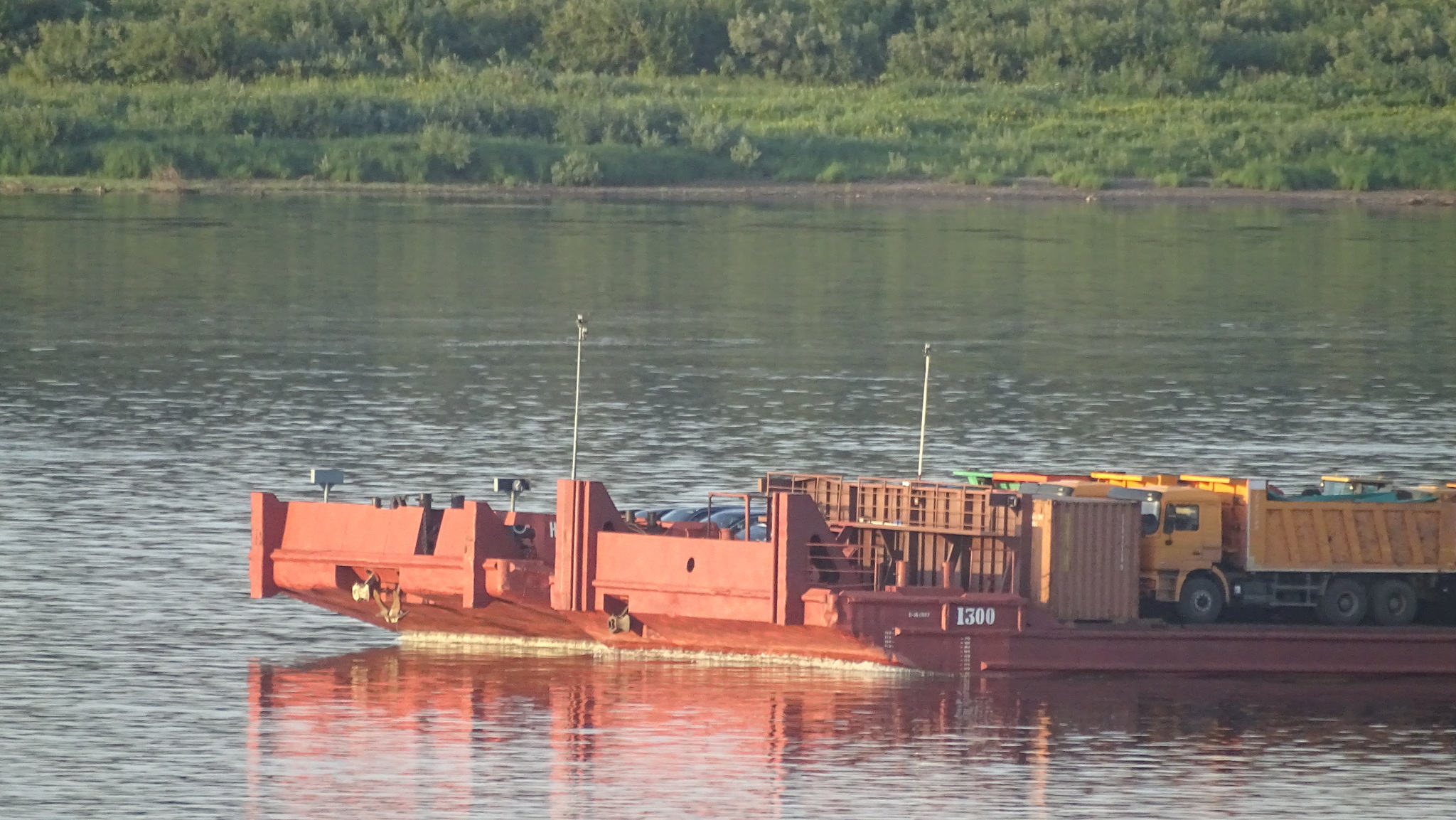 What are you carrying, little barge? - My, Ship, Yenisei, Krasnoyarsk region, Longpost