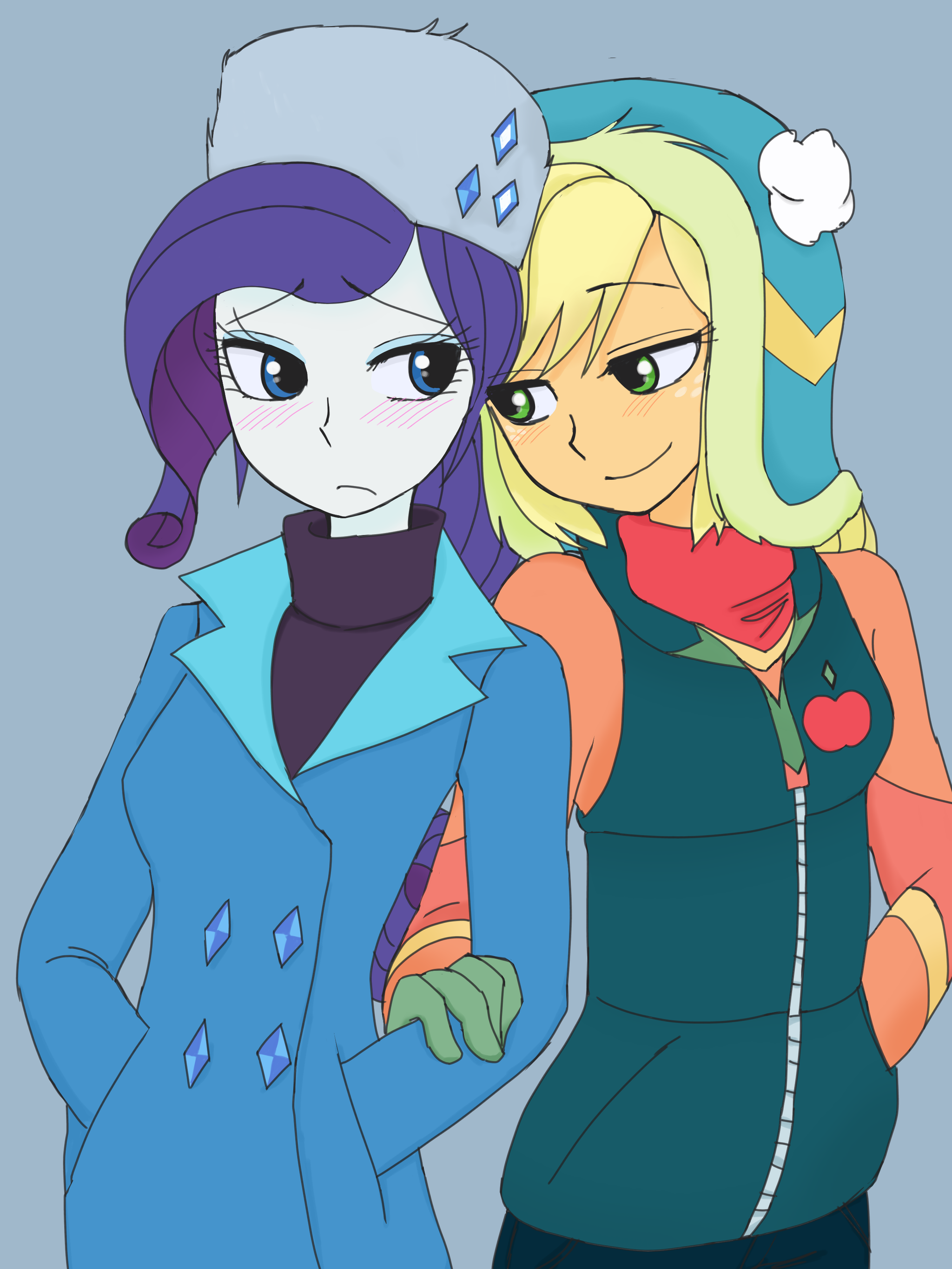 Рариджек - My Little Pony, Equestria Girls, Applejack, Rarity, MLP Lesbian, Шиппинг, Haibaratomoe