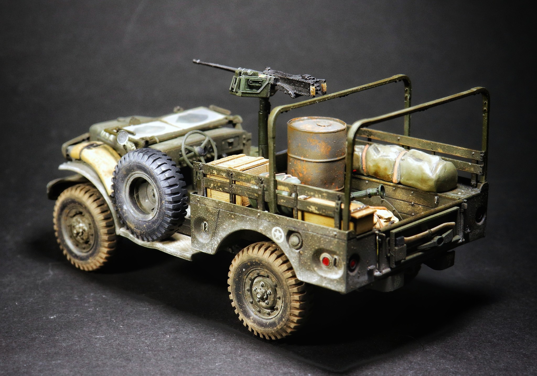 Dodge WC-51 - My, Scale model, , The Second World War, Modeling, Models, Longpost, Dodge