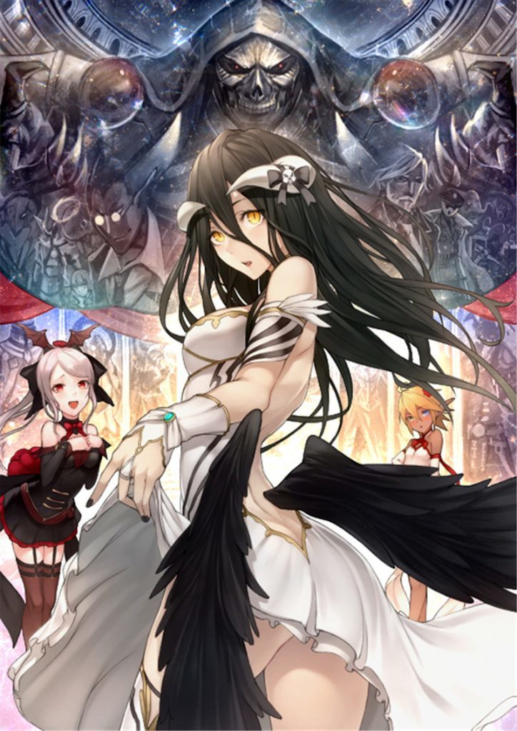 Nazarick - Anime, Anime art, Overlord, Albedo, Ainz ooal gown, Shalltear bloodfallen, Aura Bella Fiora