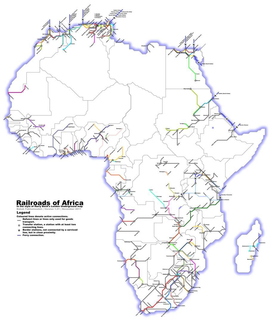 African Railways. - Railway, Africa, Longpost